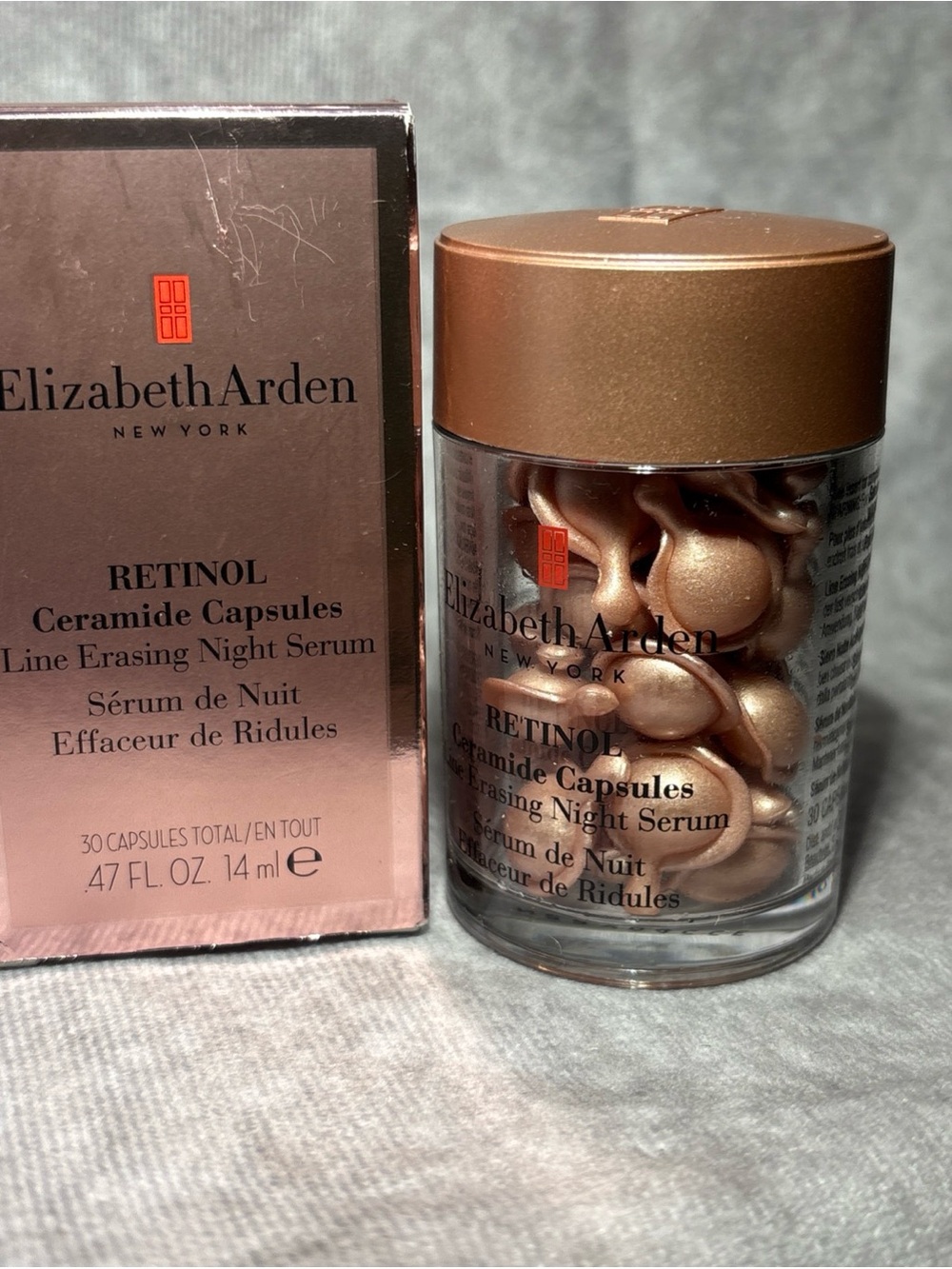 Elizabeth Arden Metallic Pink Night Serum Capsules